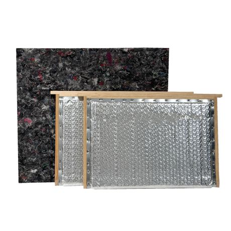 Pack isolation : 2 partitions + 1 couvre-cadres Isolant fibres recyclées