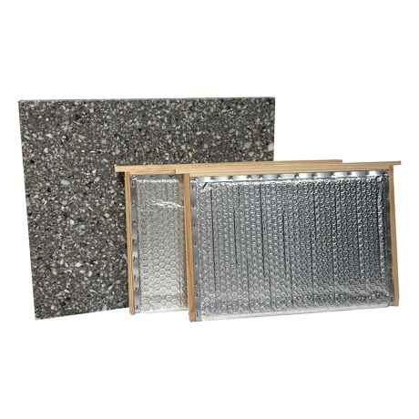 Pack Isolation : 2 partitions + 1 couvre-cadres Apifoam