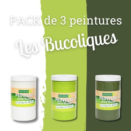 PACK de 3 peintures "Les Bucoliques"