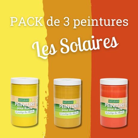 PACK de 3 peintures "Les Solaires"