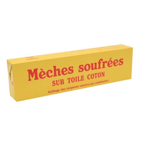 Mèches soufrées, le paquet de 12