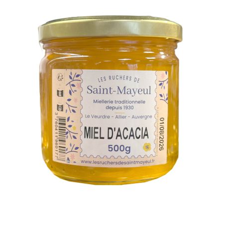 Miel d'acacia de l'Allier, le pot 500g