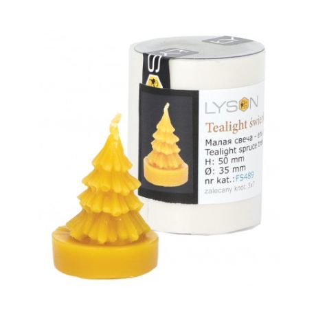 Moule silicone à bougie chauffe-plat avec épicéa