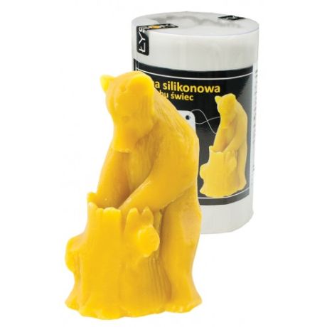 Moule silicone à bougie Ours avec miel
