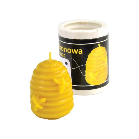 Moule silicone pour bougie "Ruche paille"