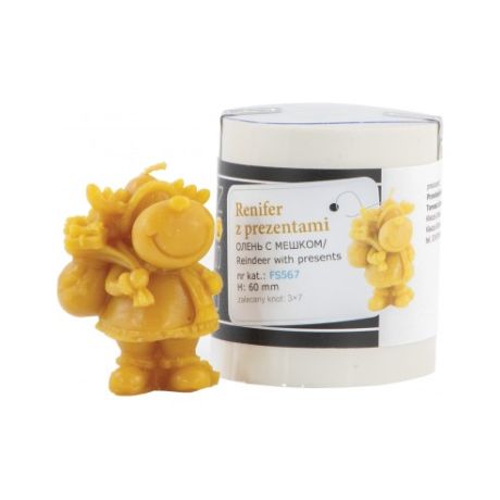 Moule silicone Renne avec cadeaux