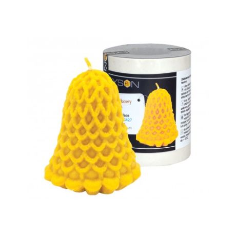 Moule silicone à bougie Cloche avec dentelle