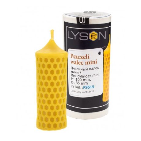 Moule silicone à bougie Cylindre d'abeille mini