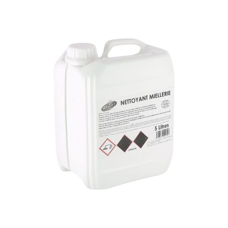 Nettoyant miellerie (alimentaire), le bidon de 5L Nettoyant miellerie (alimentaire), le bidon de 5L