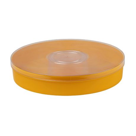 Nourrisseur rond anglais JAUNE, 2,2 Kg