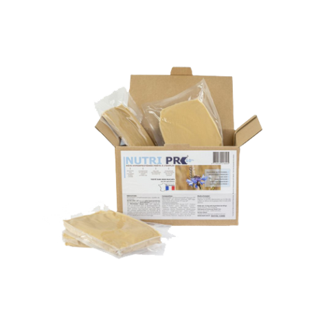 NUTRIPRO + pâte hyper protéinée (10%), LE CARTON DE 10 PAINS de 450g