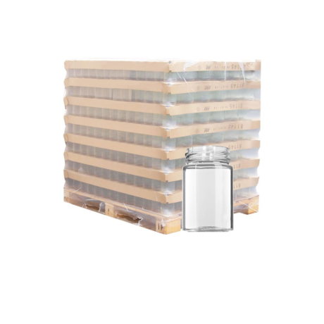 Palette de pot verre 370ml JUPE HAUTE/DEEP TO70, la palette de 1674