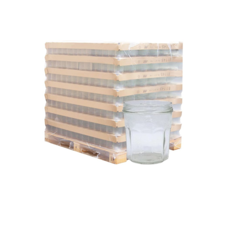 Palette de pot verre 324ml Ménage TO82 12 cotes, la palette de 1960 pots