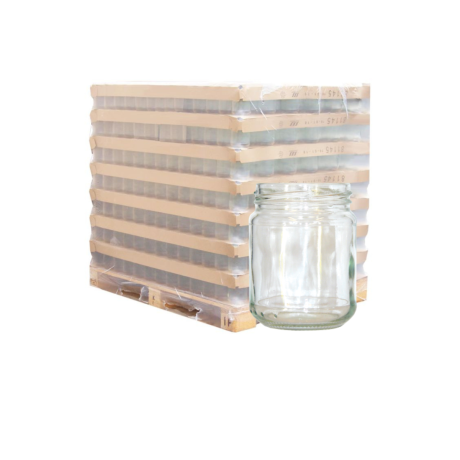 Pot en verre 228ml TO63 palette, LA PALETTE DE 3179 pots