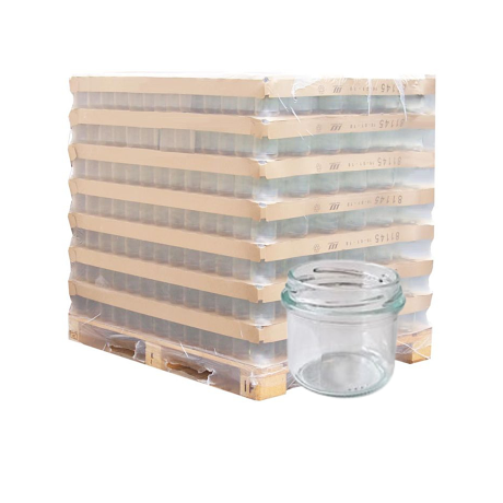 Palette de pot verre 130ml bague protégée TO63, la palette de 4335