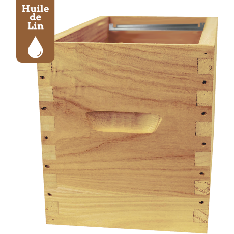 Corps Dadant 6 GREENBEE-LIN en Paulownia impérial extralight, pour cadres Hoffmann