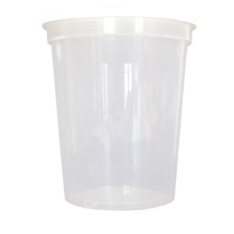 Pot plastique avec épaulement Nicot, 370 ml (500 g miel), LE SACHET DE 25