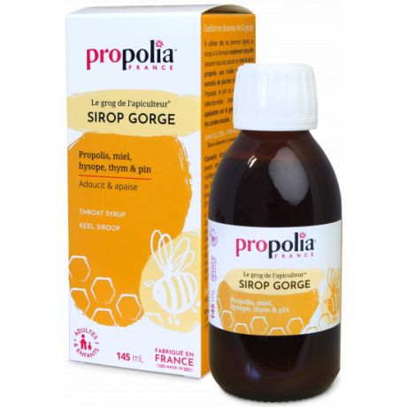 Sirop GORGE et FORME  propolis, miel, plantes, Propolia, le flacon 150ml