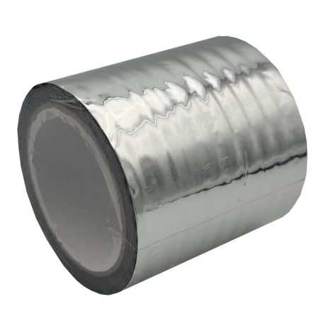 Rouleau adhésif métalisé "ALU" brillant, le rouleau