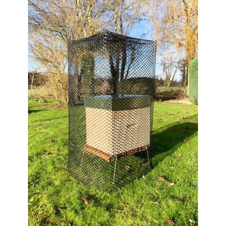 Cage grillagée de protection de ruche, anti-frelon 