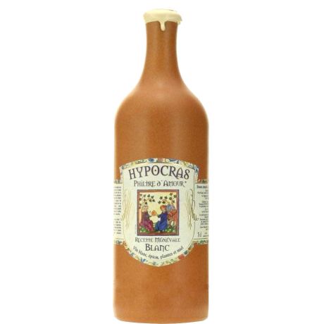 Hypocras blanc doux, bouteille en grès 75cl