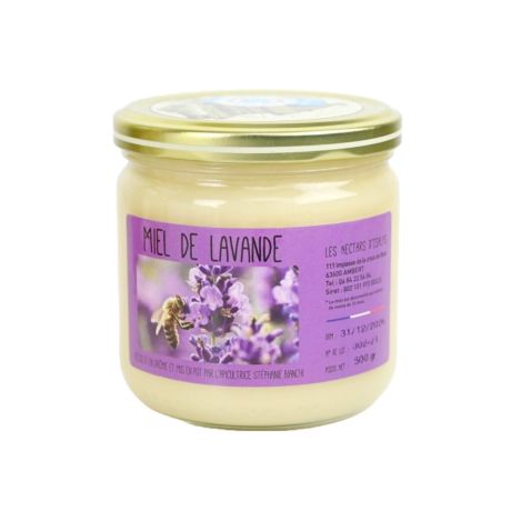Miel de Lavande de la Drôme, le pot de 500gr