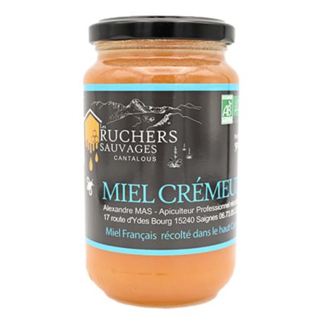 Miel crémeux BIO, le pot de 500g