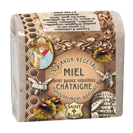 Savon au miel et Chataigne 100g, Apiphyt, l'unité