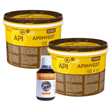 Pack Sirop d'Automne : 2 Seaux d'Api-Invert 14kg + 1 Beefull' Plus 250ml