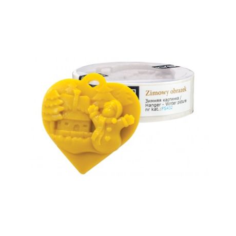 Moule silicone à bougie Suspension, photo d'hiver