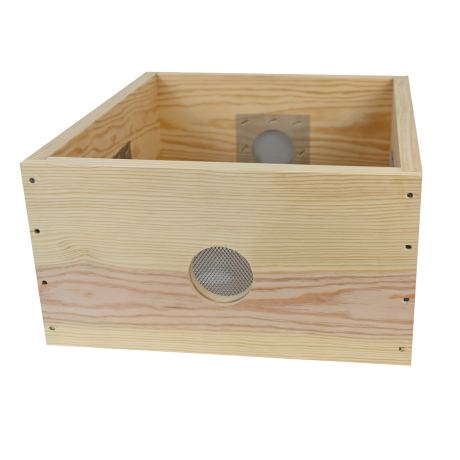 Hausse Dadant 10 VENTILARUCHE avec couvre-cadres intégré