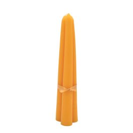 Bougies de table à la cire d'abeille, le lot de 3