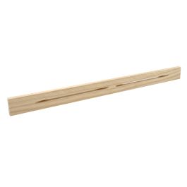Barrette rainurée pour ruche Warré