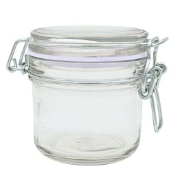Bocal en verre à fermeture mécanique type "Le Parfait", 200ml avec joint