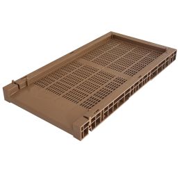 Plancher de ruchette Dadant 6 en plastique NICOTPLAST, ventilation totale