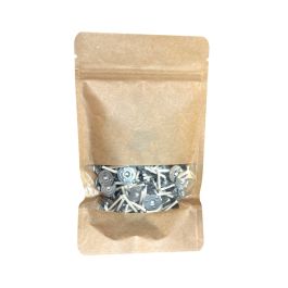 Mèches cirées avec embases pour bougies chauffe-plats, le sachet de 100