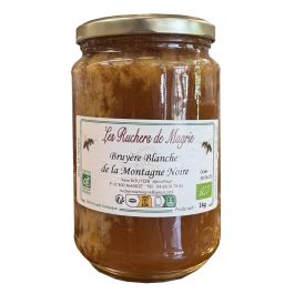 Miel de bruyère blanche de la montagne noire, le pot d'1kg