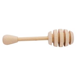 Mini cuillère à miel en hêtre tourné