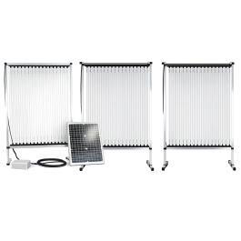 KIT DE 3 Harpes à frelons en alu BEEPROTECT + KIT panneau solaire 20W