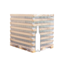 Bouteille verre 500ml bordelaise, la palette de 1998