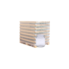 Palette de pot verre 390ml ITALVEOLE/MIELE TO70, la palette de 2030 pots