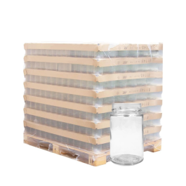 Palette de pot verre 221ml JUPE HAUTE/DEEP TO58, la palette de 3420