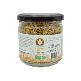 Pollen multifleurs d'Auvergne BIO de Souvenirs de nos Abeilles, le pot de 200g
