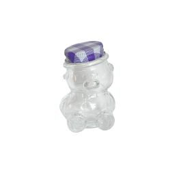 Pot en verre 30ml Ourson avec capsule "vichy", l'unité