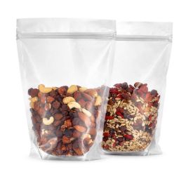 Sachet Transparent à soufflet, le paquet de 10 sachets
