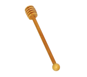Mini cuillère buis et hêtre tournée 11cm - Cuillères à miel