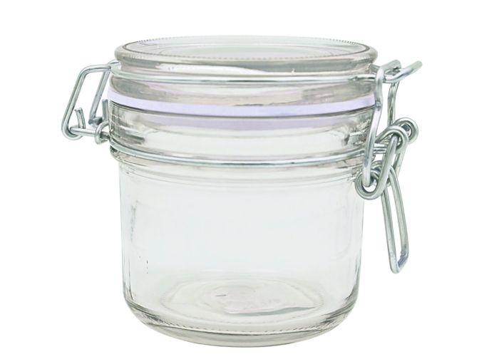 Bocal en verre à fermeture mécanique type "Le Parfait", 200ml avec joint