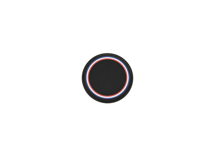 Capsule twist-off noir mat avec ruban tricolore pour pots de miel