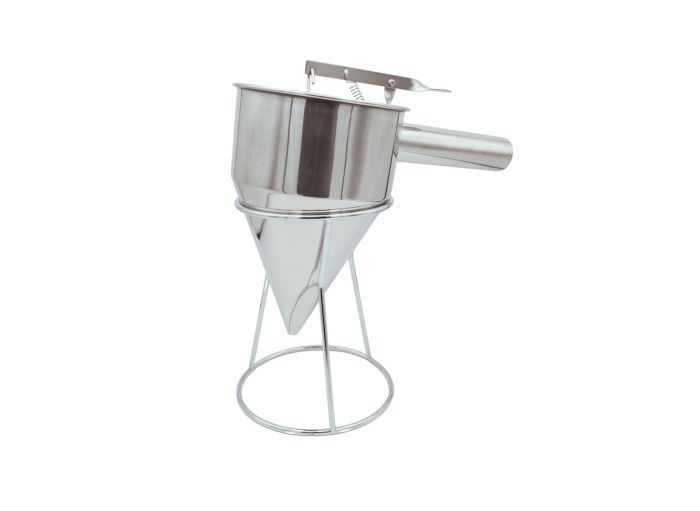 Entonnoir à piston pour la fabrication de bougies en cire d'abeille