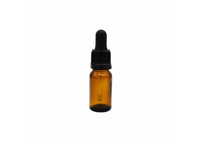 Flacon ambré 10ml pour sérum et huiles essentielles